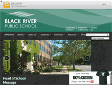 Tablet Screenshot of blackriverpublicschool.org